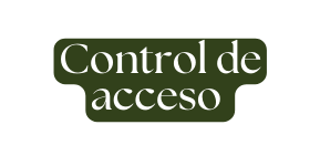 Control de acceso